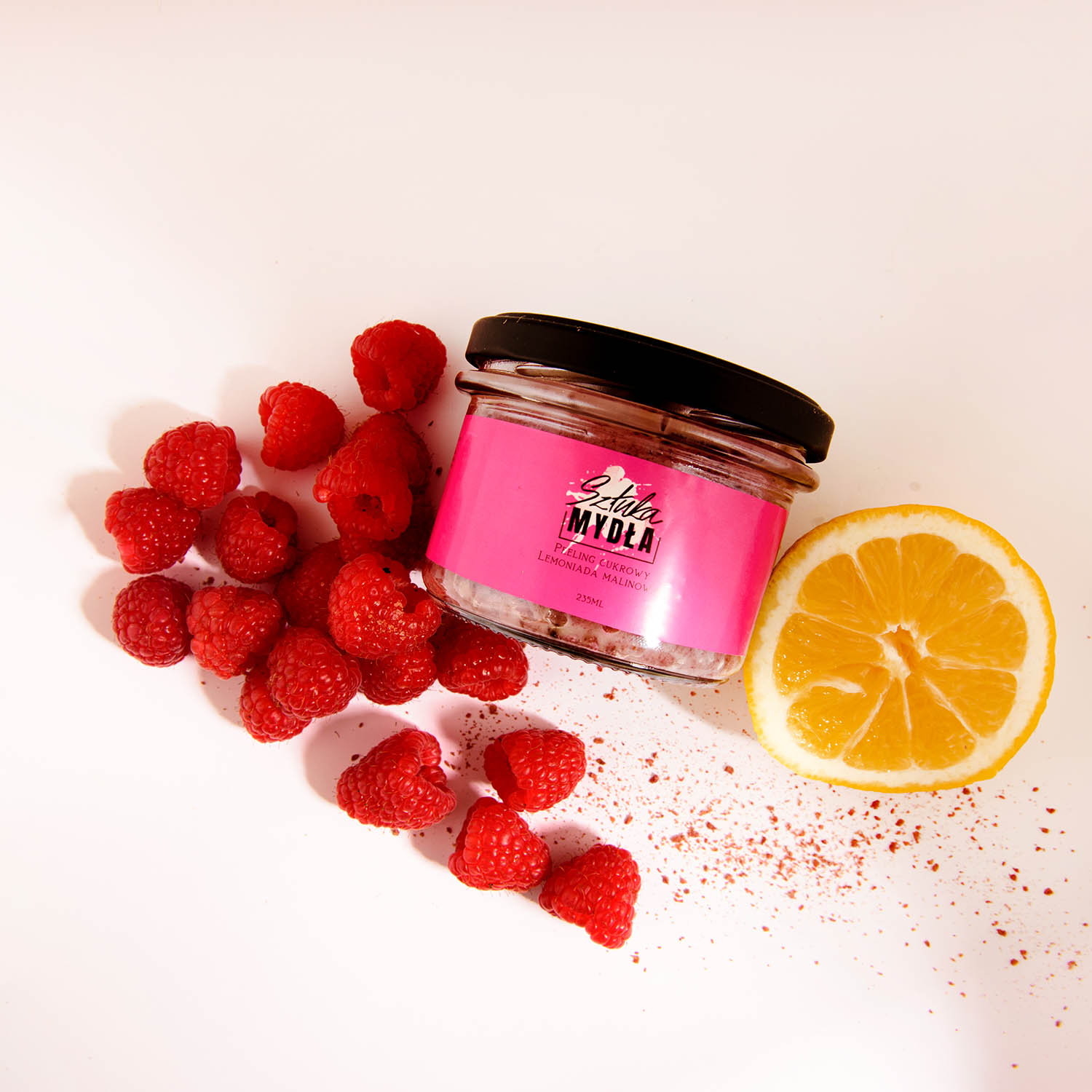 Peeling do ciała Lemoniada malinowa - obrazek 2