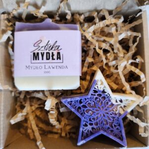 Zestaw dwóch mydeł lawenda